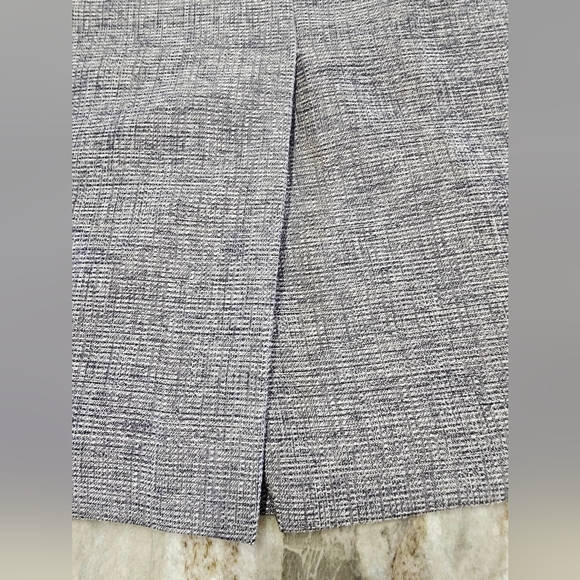 Le Suit Women’s Size 8 Blue Gray Textured Pencil Skirt Career Office Work Lined - Picture 7 of 9